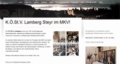 Desktop Screenshot of lambergsteyr.at