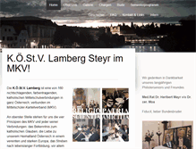 Tablet Screenshot of lambergsteyr.at